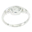 Crystal Quartz Solitaire Japanese Silver White Gems Delicate Sophisticated Ring Jewellery