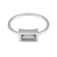Green Amethyst Solitaire Japanese 92.5 Silver Green Gemstones Delicate Abstract Ring Jewellery