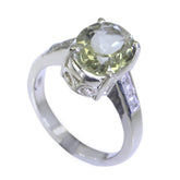 Green Amethyst Halo Moroccan Silver Green Gemstone Minimal Luxurious Ring Jewellery