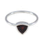 Garnet Solitaire Mexican 92.5 Silver Red Gemstones Delicate Boho Ring Jewelry