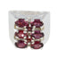 Garnet multiple Spanish 925 Silver Red Gems Chunky antique Ring Jewellery