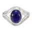 Iolite Solitaire Moroccan 925 Sterling Silver Blue Gemstone Tiny Traditional Ring Jewelry