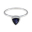 Iolite Solitaire Australian 925 Silver Blue Gemstone Elegant Artisan Ring Jewellery
