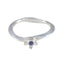 Iolite Solitaire Turkish Silver Blue Gems Delicate Romantic Ring Jewellery