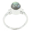 Labradorite Solitaire Indian 925 Silver Gray Gemstones Classic Sophisticated Ring Jewelry