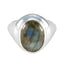 Labradorite Solitaire Russian Silver Gray Gemstones Eye catching Promise Ring Jewelry