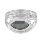 Labradorite Toi et Moi African 92.5 Silver Gray Gemstones Tiny Romantic Ring Jewelry