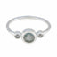 Labradorite Trilogy American Silver Gray Gems Elegant Romantic Ring Jewellery