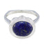Lapis Lazuli Halo French 92.5 Silver Blue Gemstones Eye catching Abstract Ring Jewelry