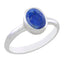 Lapis Lazuli Solitaire Turkish Silver Blue Gemstone Delicate Graceful Ring Jewellery
