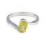 Lemon Quartz Solitaire Moroccan 92.5 Silver Yellow Gemstone Featherlight Ethnic Ring Jewelry