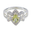 Lemon Quartz Halo Russian Sterling Silver Yellow Gemstones Tiny Love Ring Jewellery