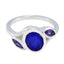 Multi Stone Trilogy Moroccan 925 Silver multicolor Gems Slim Graceful Ring Jewelry