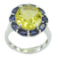 Multi Stone multiple Russian 92.5 Silver multicolor Gemstone Eye catching Cocktail Ring Jewellery