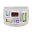 Multi Stone penta German 925 Sterling Silver multicolor Gemstones Versatile Cocktail Ring Jewelry