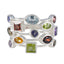 Multi Stone multiple Egyptian 92.5 Silver multicolor Gemstone Eye catching Cocktail Ring Jewelry