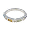 Multi Stone quarter Turkish Silver multicolor Gemstones Dainty Trendy Band Jewellery