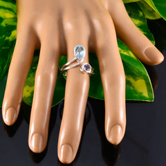 Multi Stone Toi et Moi Russian 925 Silver multicolor Gems Tiny Artisan Ring Jewellery