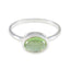 Peridot Solitaire Japanese Sterling Silver Green Gemstone Dainty Contemporary Ring Jewelry