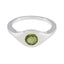 Peridot Solitaire African 925 Sterling Silver Green Gems Featherlight Trendy Ring Jewellery