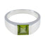 Peridot Solitaire Moroccan 925 Silver Green Gems Tiny Modern Ring Jewelry