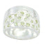 Peridot multiple Moroccan 925 Sterling Silver Green Gemstone Essential Signet Ring Jewelry
