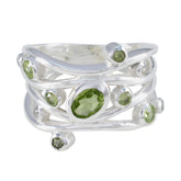 smoky quartz multiple Moroccan 925 Sterling Silver Brown Gemstones Mid weight Fairytale Ring Jewelry