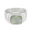 Prehnite Solitaire Moroccan 925 Sterling Silver Green Gemstone Essential Trendy Ring Jewellery