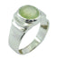 Prehnite Solitaire Moroccan 925 Silver Green Gems Eye catching propsel Ring Jewelry