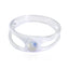 Rainbow Moonstone Solitaire Japanese 92.5 Silver White Gemstones Dainty Graceful Ring Jewellery