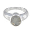 Rainbow Moonstone Solitaire African Silver White Gems Mid weight Romantic Ring Jewellery