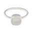 Rainbow Moonstone Solitaire Turkish 925 Sterlings Silvers White Gemstone Dainty Trendy Ring Jewelry