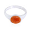 Red onyx Solitaire Japanese Silver Red Gems Dainty Contemporary Ring Jewellery