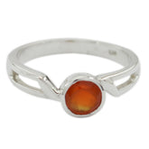 Red onyx Solitaire American 92.5 Silver Red Gemstones Whisper thin Fairytale Ring Jewellery