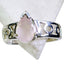 Rose Quartz Solitaire Indian 925 Silver Pink Gemstone Featherlight Luxurious Ring Jewellery