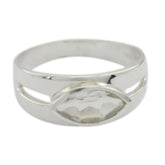 Rose Quartz Solitaire Moroccan 925 Sterling Silver Pink Gems Slim Trendy Ring Jewelry