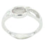Rose Quartz Solitaire African Silver Pink Gemstones Featherlight Traditional Ring Jewellery