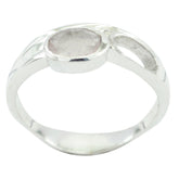 Rose Quartz Solitaire African Silver Pink Gemstones Featherlight Traditional Ring Jewellery
