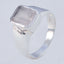 Rose Quartz Solitaire Moroccan 925 Silver Pink Gemstones Mid weight Signet Ring Jewellery