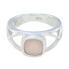 Rose Quartz Solitaire Russian Silver Pink Gemstones Tiny Fairytale Ring Jewellery