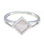 Rose Quartz Solitaire American 92.5 Silver Pink Gemstone Dainty Graceful Ring Jewellery