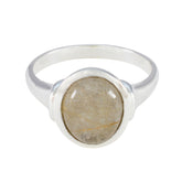 Rutile Quartz Solitaire French 925 Sterling Silver Yellow Gemstone Minimal Trendy Ring Jewellery