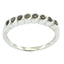 smoky quartz octa American 925 Silver Brown Gems Delicate Eternity Band Jewellery