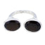 smoky quartz Toi et Moi Egyptian 925 Sterling Silver Brown Gems Eye catching Modern Ring Jewellery