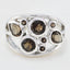 smoky quartz quarter African 92.5 Silver Brown Gems Minimal Glamorous Ring Jewellery