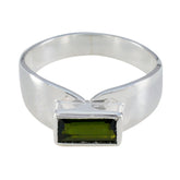 Turmalin Solitär Amerikanischer 925 Silber mehrfarbiger Edelstein Flüstern dünner zeitgenössischer Ring Schmuck