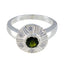Tourmaline Halo Indian Sterling Silver multicolor Gemstone Featherlight Glamorous Ring Jewellery