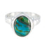 Turquoise Solitaire Moroccan 925 Sterling Silver Blue Gemstones Classic Luxurious Ring Jewellery