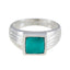 Turquoise Solitaire African Sterling Silver Blue Gems Classic Sophisticated Ring Jewellery
