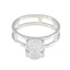 Cubic zirconia CZ Solitaire Moroccan 925 Silver White Gemstone Slim Heritage Ring Jewellery
